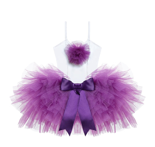 Tutulamb Purple Petals Ballet Set