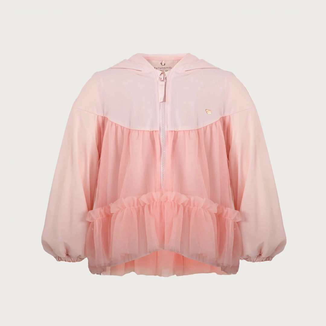 Devant Windbreaker with Tulle Ruffle