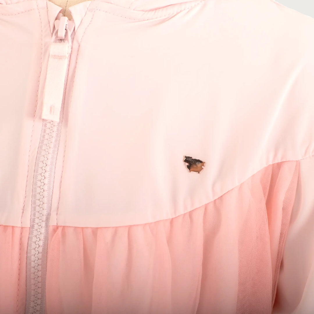 Devant Windbreaker with Tulle Ruffle
