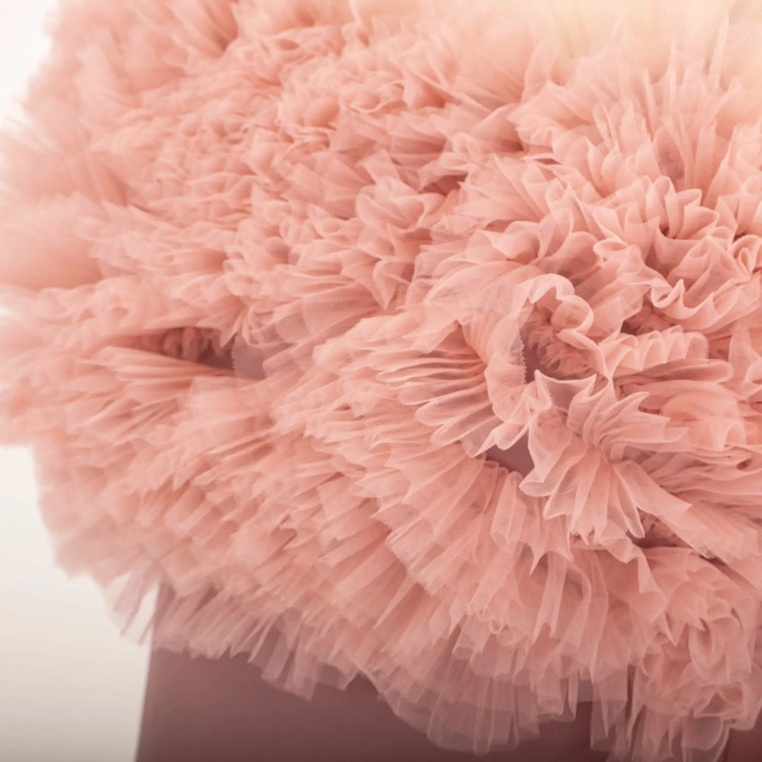 Devant Ruffle Leotard With Removable Sleeves