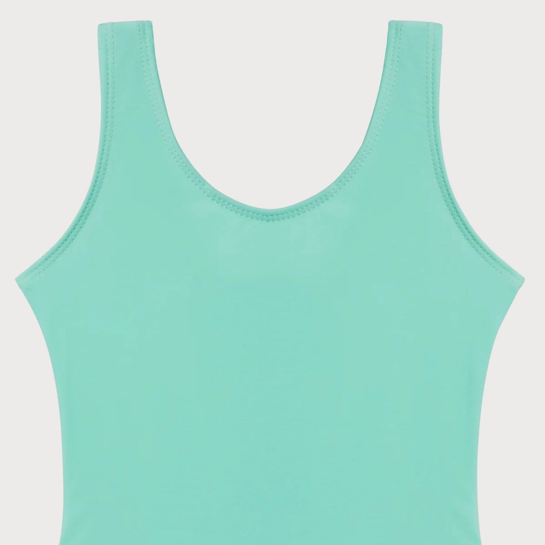 Tutulamb Scoop Neck Mint Green Girls Leotard