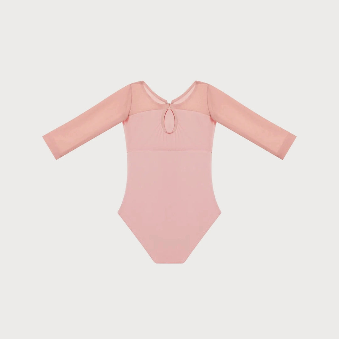 Tutulamb Prima Blush Pink Long Sleeve Girls Leotard