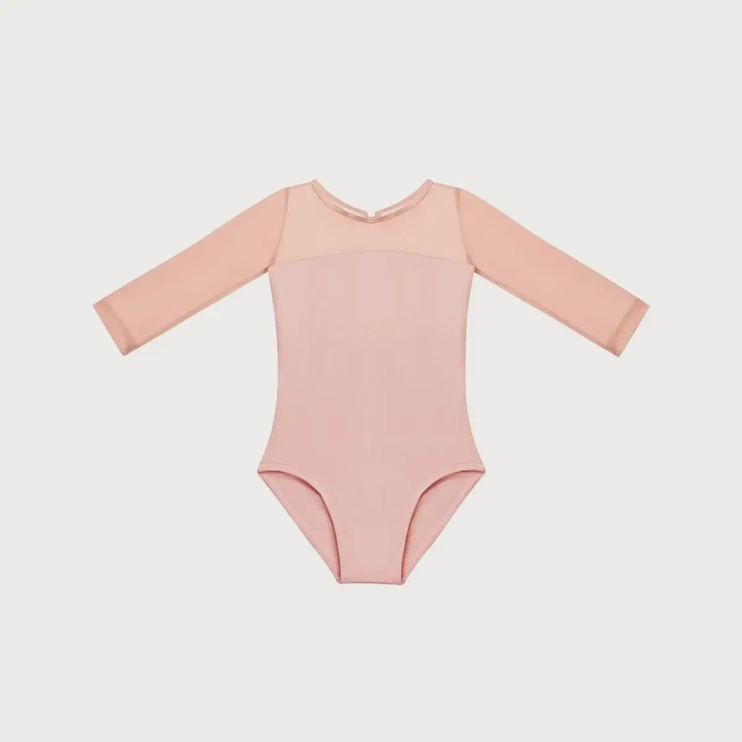 Tutulamb Prima Blush Pink Long Sleeve Girls Leotard