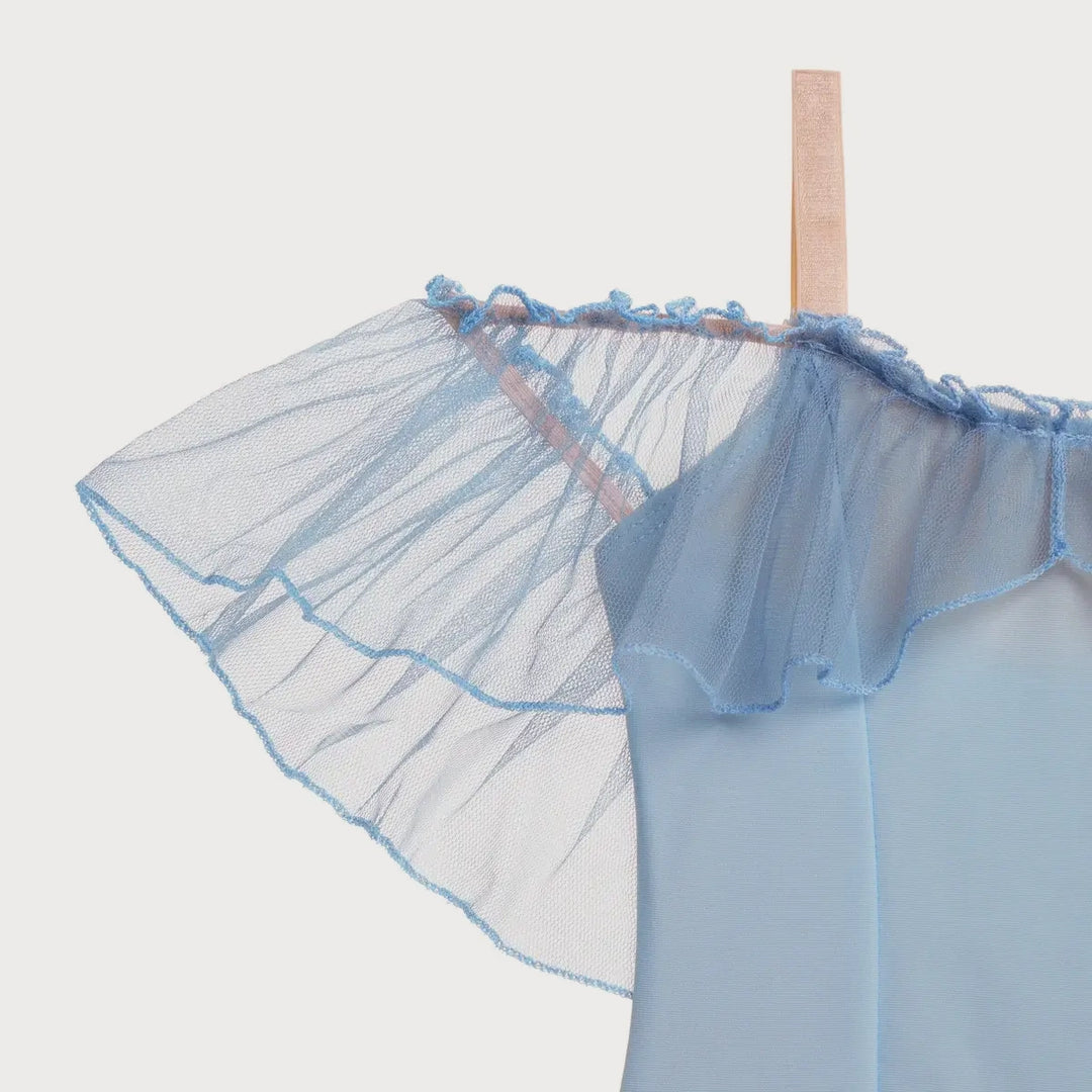 Tutulamb Waltz Bluebell Girls Off-Shoulder Leotard