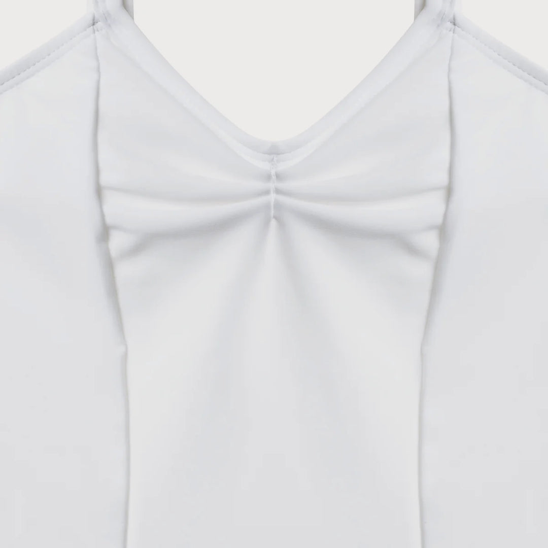 Tutulamb Snowflake White Girls Signature Leotard