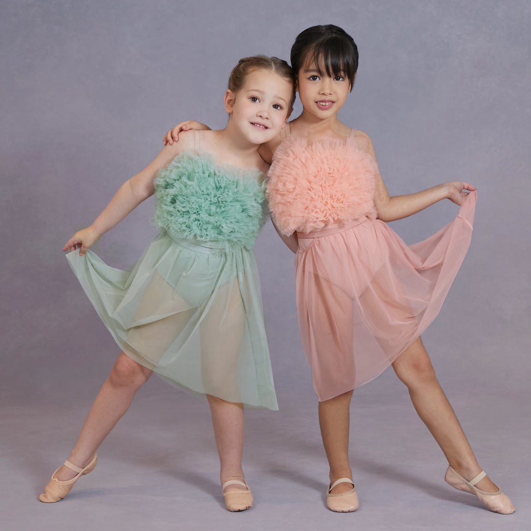 ballet class, girls wearing cure leotards