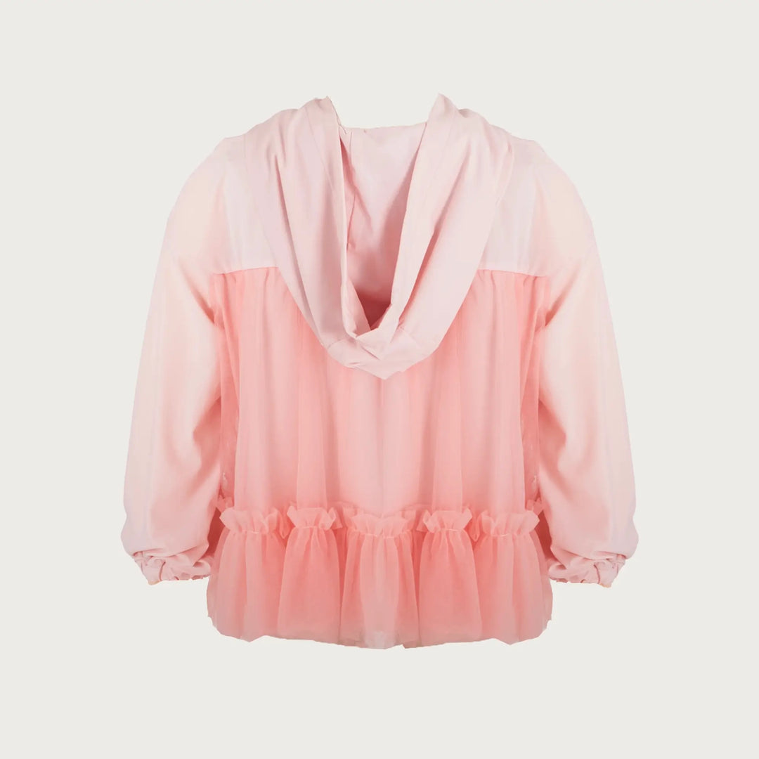 Devant Windbreaker with Tulle Ruffle