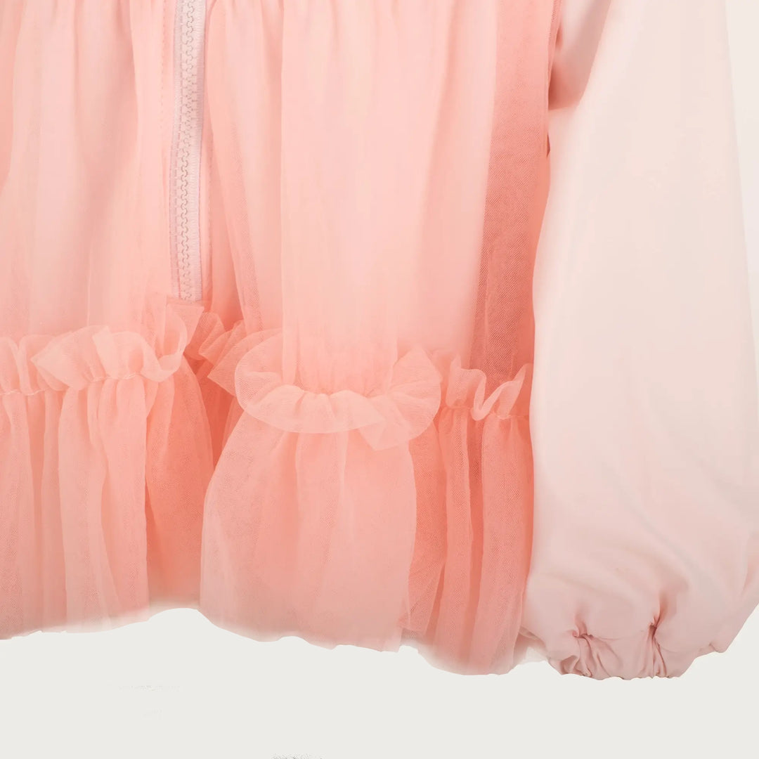 Devant Windbreaker with Tulle Ruffle